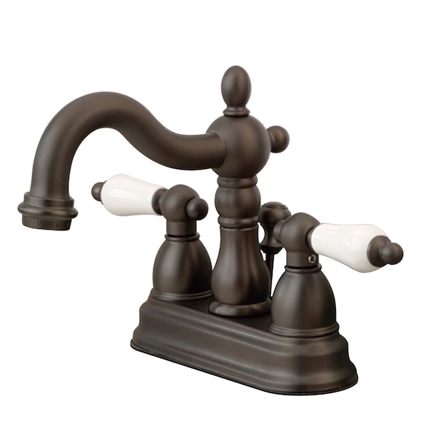 Heritage, 4" Centerset Bathroom Faucet, Oil Rubbed Bronze